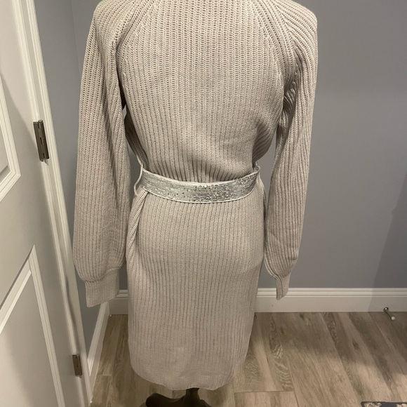 NWT Womens’s Express Midi Cardigan with Sequin Belt - Picture 8 of 14